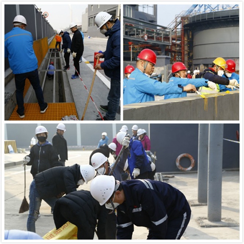 熱火朝天！集團總部140余人到股份公司氯堿分廠開展勞動(圖2)