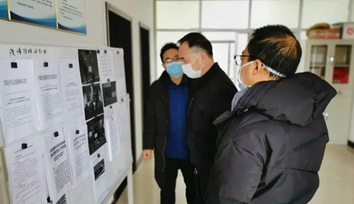 周金平先后到楚星公司、松滋肥業(yè)、實訓基地和股份公司檢查疫情防控工作(圖3)