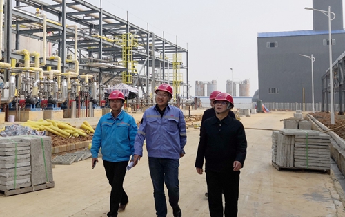 王大真到松滋肥業(yè)、楚星公司、新材料公司和股份公司現(xiàn)場(chǎng)調(diào)研(圖3)