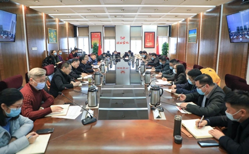 集團黨委（公司）辦公室系統(tǒng)召開年度總結(jié)會議，王大真出席并講話(圖1)