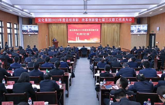 王大真總結(jié)講話 宜化集團(tuán)2023年度總結(jié)表彰、改革創(chuàng)新暨七屆三次職工代表大會勝利閉幕(圖3)
