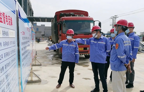 吳正新到TMP、TPO項目及松滋肥業(yè)新項目現(xiàn)場檢查指導(dǎo)工作