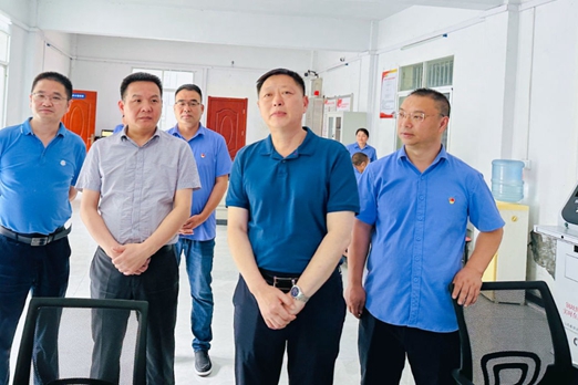 宜昌市國資委黨委書記、主任黃智華一行到礦業(yè)公司現(xiàn)場調(diào)研