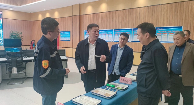 宜昌市國(guó)資委黨委書記、主任黃智華到降解新材料公司調(diào)研指導(dǎo)工作